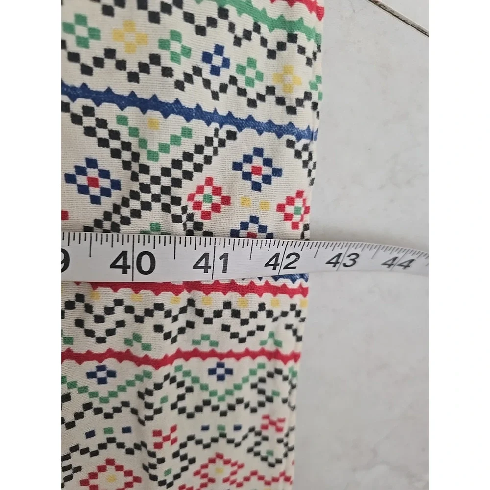 Vtg Multicolor Mixed Media Patchwork Reversible Quilted Bedding Throw 59